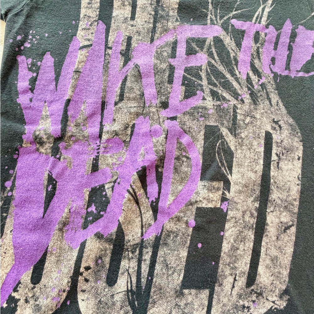 The Used Wake The Dead Graphic Tshirt Youth Large Black Band authentic music - Picture 2 of 5
